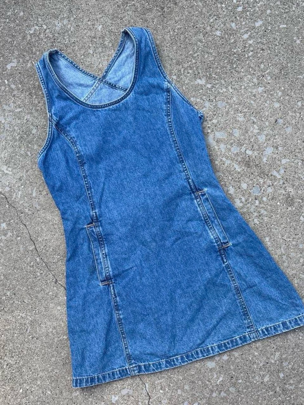 Vintage denim Jordache mini dress